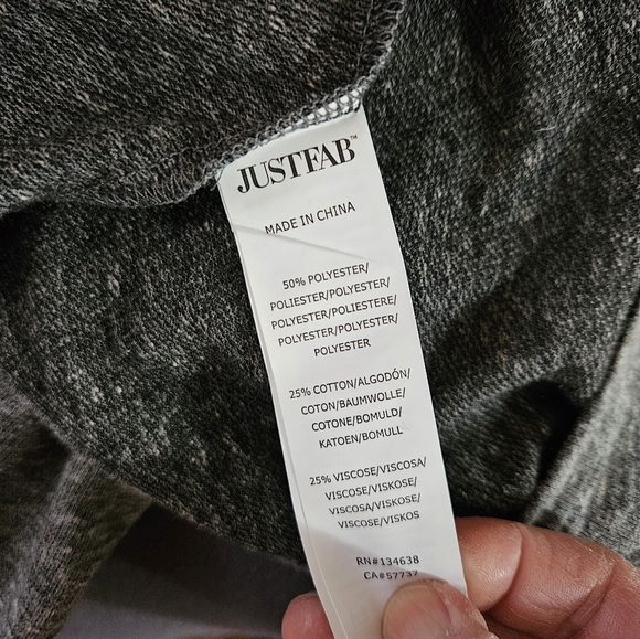 NWT Justfab grey sweater dress. - Picture 9 of 12